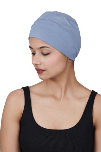 SAKUCHI Chemo-Hüte, solide Schlafmütze für Damen, weiche Bambus-Kopfbedeckung, Krebs-Mütze, Chemo-Kopfbedeckung für Damen von SAKUCHI