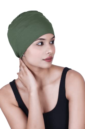 SAKUCHI Chemo Hats Solide Schlafmütze Damen Bambus Weiche Kopfbedeckung von SAKUCHI