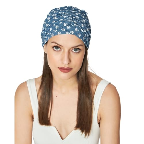 SAKUCHI Chemo Mütze Krebs Kopfbedeckung für Frauen Seidig weiche Bambus Mützen für Haarausfall, Kunstseide von SAKUCHI
