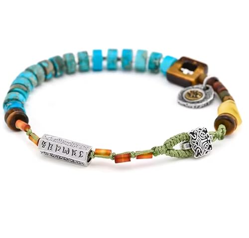 SAKURRDD Grüner Stein Handgefertigtes Armband for Frauen Männer Tigerauge Bernstein Jaspis Geflochtene Armbänder,Grüner Jaspis,19cm/304 SAKURRDD Grüner Stein Handgefertigtes Armband for Frauen Männer Tigerauge Bernstein Jaspis Geflochtene Armbänder,Grüner Jaspis,19cm/304 von SAKURRDD