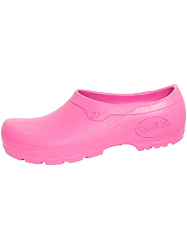 SALIHA® Gartenclogs Gartenclog Multi Clog geschlossen pink pink 40 von SALIHA