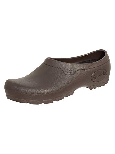 SALIHA® Gartenclogs Multi Clog geschlossen braun 45 von SALIHA
