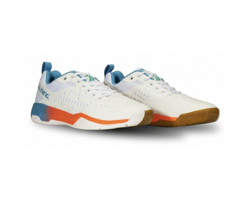 SALMING Hallen-Indoorschuhe Eagle weiss/blau Herren Badmintonschuh von SALMING