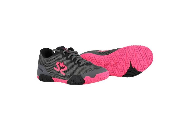 SALMING Hallen-Indoorschuhe Hawk grau/pink Damen Squashschuh von SALMING