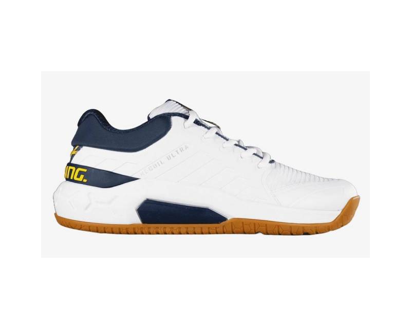 SALMING Hallen-Indoorschuhe Recoil Ultra Stabilität/Dämpfung weiss/navyblau Badmintonschuh von SALMING