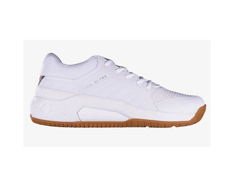 SALMING Hallen-Indoorschuhe Recoil Ultra Stabilität/Dämpfung weiss/silber Badmintonschuh von SALMING