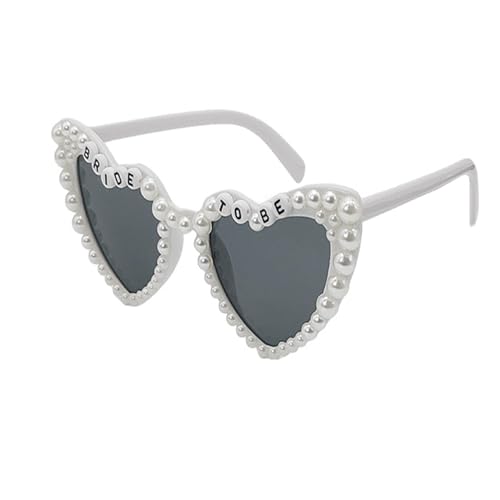 SALOCY Junggesellinnenabschied, Braut, Sonnenbrille, Herz-Sonnenbrille oder Frauen, Junggesellinnenabschied, Braut, Perlen-Brille, Junggesellinnenabschied, Zubehör, Party-Geschenkzubehör SALOCY Junggesellinnenabschied, Braut, Sonnenbrille, Herz-Sonnenbrille oder Frauen, Junggesellinnenabschied, Braut, Perlen-Brille, Junggesellinnenabschied, Zubehör, Party-Geschenkzubehör von SALOCY