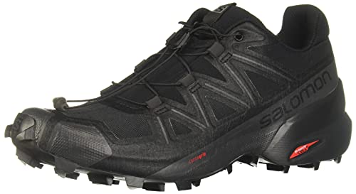 Salomon Speedcross 5 Damen Trail Running Schuhe, Grip, Stabilität, Passform, Black, 40 2/3 von Salomon