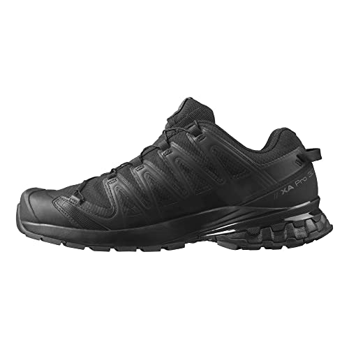 Salomon XA Pro 3D V8 Gore-Tex (wasserdicht) Herren Trailrunning-Schuhe, Schwarz (Black/Black/Black), 40 2/3 EU von Salomon