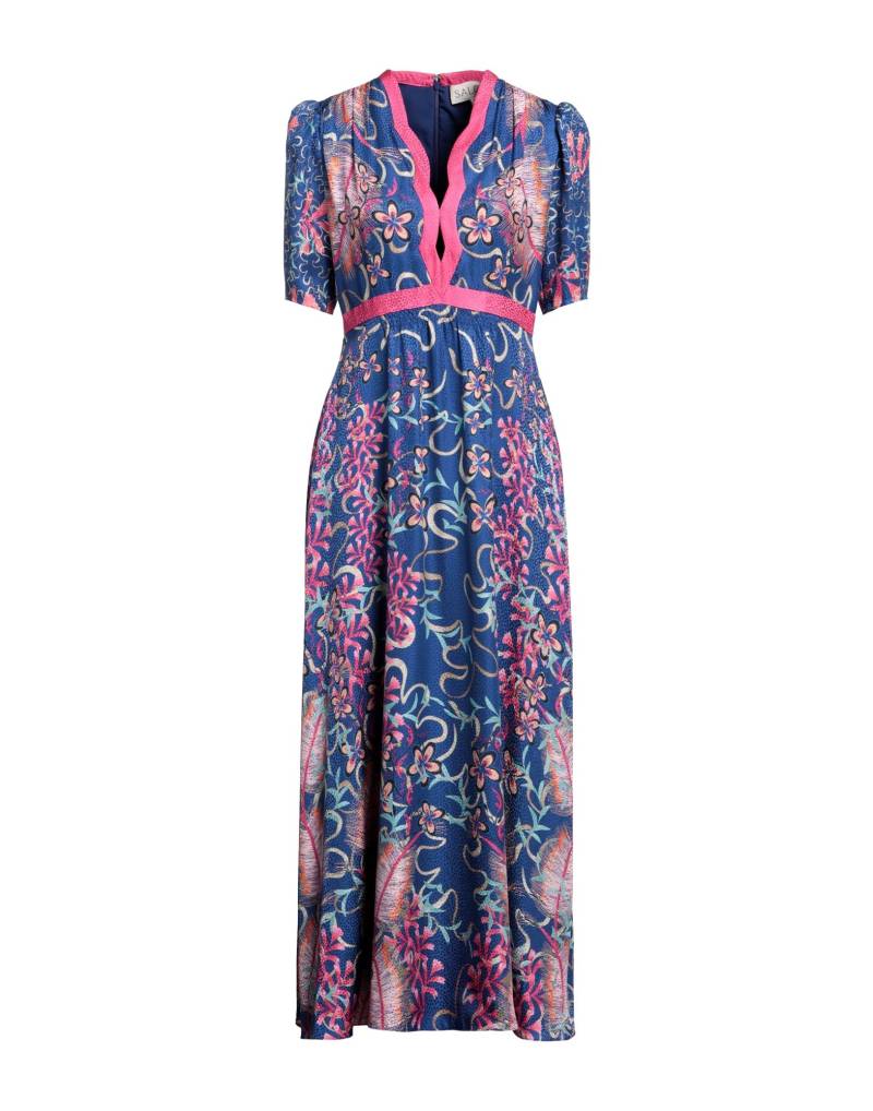 SALONI Maxi-kleid Damen Blau von SALONI