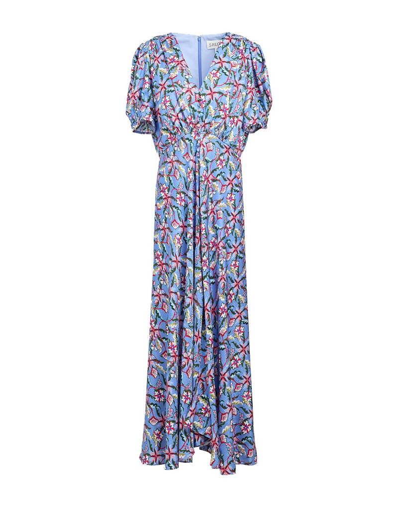 SALONI Maxi-kleid Damen Blaugrau von SALONI