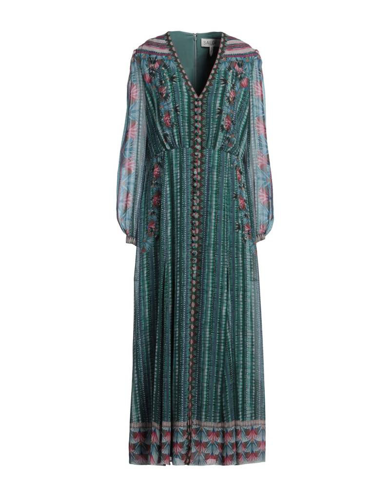 SALONI Maxi-kleid Damen Dunkelgrün von SALONI