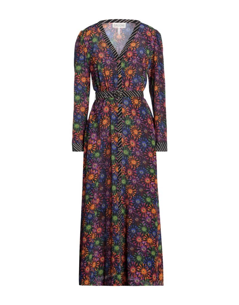 SALONI Maxi-kleid Damen Schwarz von SALONI