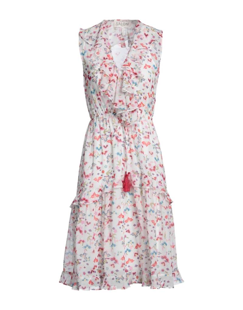 SALONI Midi-kleid Damen Weiß von SALONI