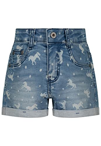 SALT AND PEPPER BY KIDS PARK Mädchen Jeans Shorts Horses Light Blue 104 von SALT AND PEPPER BY KIDS PARK