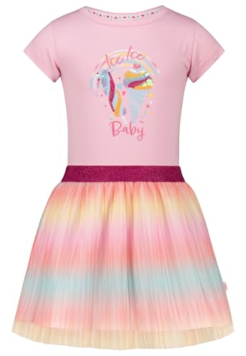 SALT AND PEPPER BY KIDS PARK Mädchen Kleid mit Tüllrock EIS Stick und Paillettenmotiv von SALT AND PEPPER