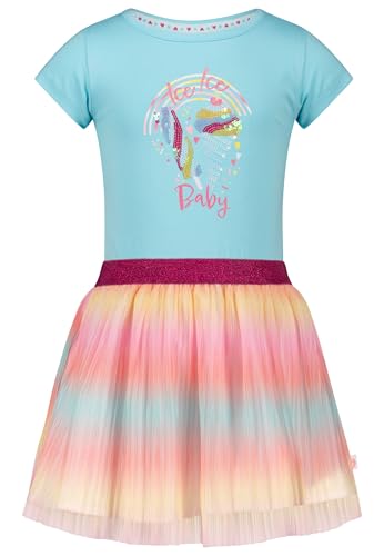 SALT AND PEPPER BY KIDS PARK Female Girls Dress Seq.Print Ice Kinderkleid, Curacao, 128 EU von SALT AND PEPPER