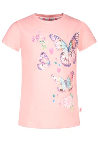 SALT AND PEPPER® Mädchen T-Shirt Schmetterling, Größe:116/122, Präzise Farbe:Melone von SALT AND PEPPER