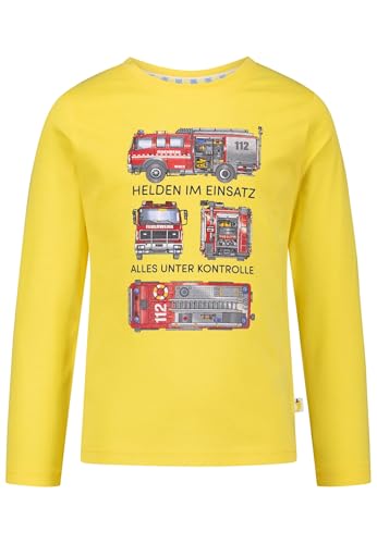 SALT AND PEPPER BY KIDS PARK Boys Longsleeve Print Fire Vehicle von SALT AND PEPPER