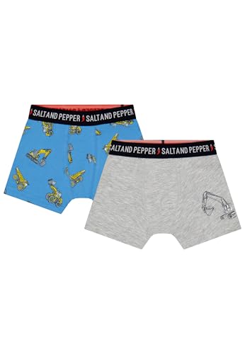 SALT AND PEPPER BY KIDS PARK Jungen 2er Set mit Traktor Motiv Boxershorts, Multi, 92/98 Pack von SALT AND PEPPER