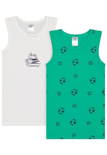 SALT AND PEPPER BY KIDS PARK Jungen Unterhemd 2er Set mit Football Motiv Unterwäsche, Multi, 140/146 Pack SALT AND PEPPER BY KIDS PARK Jungen Unterhemd 2er Set mit Football Motiv Unterwäsche, Multi, 140/146 Pack von SALT AND PEPPER