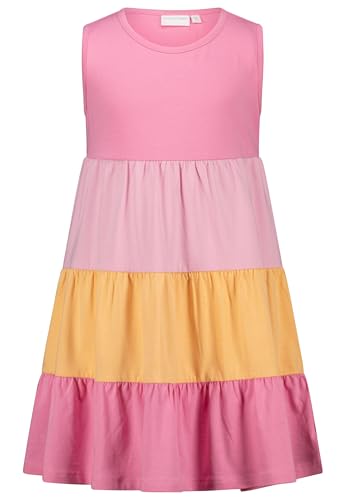 SALT AND PEPPER BY KIDS PARK Mädchen Girls Jersey Dress Colour bloc Kinderkleid, Flamingo Rose, 116 cm von SALT AND PEPPER