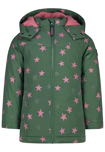 SALT AND PEPPER BY KIDS PARK Mädchen Girls Outdoor Jacket Stars Jacke, Olive, 128 cm von SALT AND PEPPER