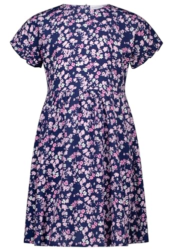 SALT AND PEPPER BY KIDS PARK Mädchen Girls Summer Dress Flowers Kinderkleid, True Navy, 164 cm von SALT AND PEPPER