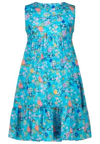 SALT AND PEPPER BY KIDS PARK Mädchen Kleid aus Viskose mit floralem All Over Print von SALT AND PEPPER