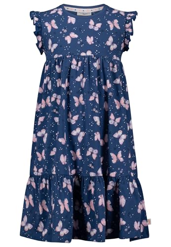 SALT AND PEPPER BY KIDS PARK Mädchen Kleid mit Schmetterling Print und AOP von SALT AND PEPPER