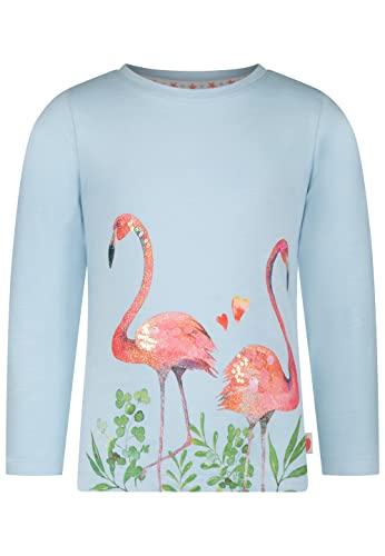 SALT AND PEPPER BY KIDS PARK Mädchen Langarmshirt Summertime Pastel Blue 116/122 von SALT AND PEPPER