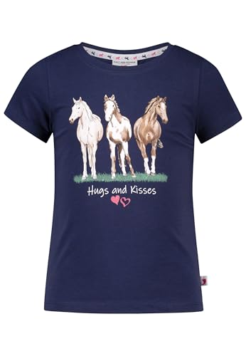 SALT AND PEPPER BY KIDS PARK Mädchen Pferde Print und Glitzer aus S.Jersey T-Shirt, True Navy, 104/110 cm SALT AND PEPPER BY KIDS PARK Mädchen Pferde Print und Glitzer aus S.Jersey T-Shirt, True Navy, 104/110 cm von SALT AND PEPPER