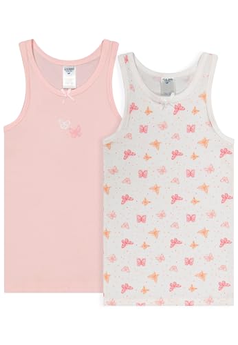 SALT AND PEPPER BY KIDS PARK Mädchen Singlet 2er Set mit Schmetterling Motiv Unterwäsche, Multi, 140/146 Pack SALT AND PEPPER BY KIDS PARK Mädchen Singlet 2er Set mit Schmetterling Motiv Unterwäsche, Multi, 140/146 Pack von SALT AND PEPPER