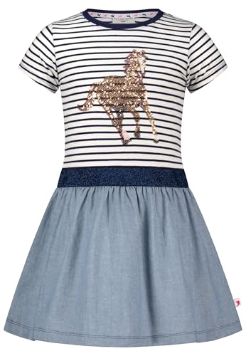 SALT AND PEPPER BY KIDS PARK Unisex Girls Dress Sequins Horse Kinderkleid, True Navy, 98 EU von SALT AND PEPPER