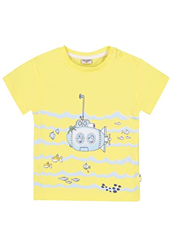 SALT AND PEPPER Baby-Jungen U-Boot Druck aus Organic Cotton T-Shirt, Lemon, 62 von SALT AND PEPPER
