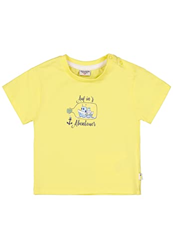 SALT AND PEPPER Baby-Jungen maritimen Druck aus Organic Cotton T-Shirt, Lemon, 56 von SALT AND PEPPER