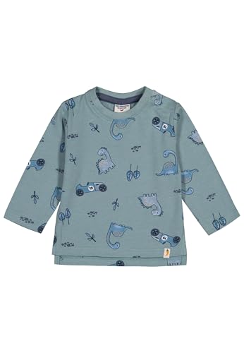 SALT AND PEPPER Baby Langarmshirt Allover Racer Dino Print Organic Cotton von SALT AND PEPPER