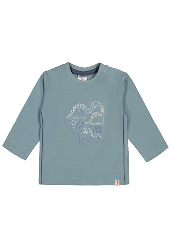 SALT AND PEPPER Baby Langarmshirt DREI Dino Stickereien aus Organic Cotton von SALT AND PEPPER