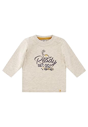 SALT AND PEPPER Baby Langarmshirt mit Auto Stickerei aus Bio Baumwollmix von SALT AND PEPPER