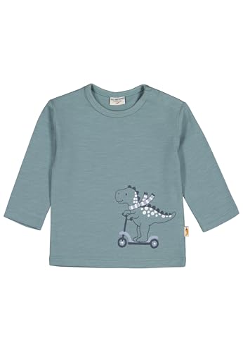 SALT AND PEPPER Baby Langarmshirt mit Dino Scooter Print aus Organic Cotton von SALT AND PEPPER