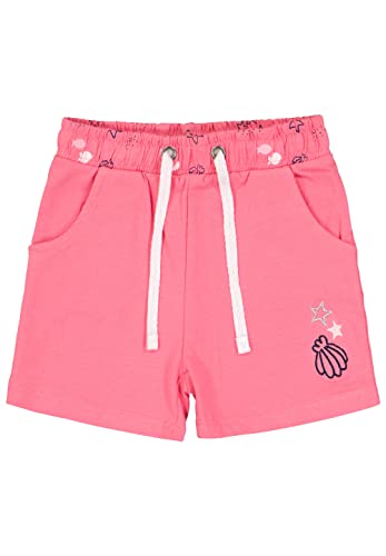 SALT AND PEPPER Baby-Mädchen Applikation aus Organic Cotton Klassische Shorts, Bubble Gum, 56 von SALT AND PEPPER