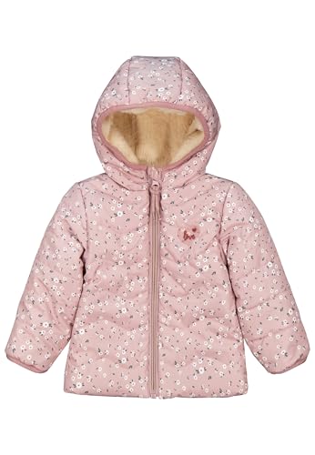 SALT AND PEPPER Baby - Mädchen B.Girls Out.Jacket AOP Flowers Steppjacke, Dusty Rose, Einheitsgröße EU von SALT AND PEPPER
