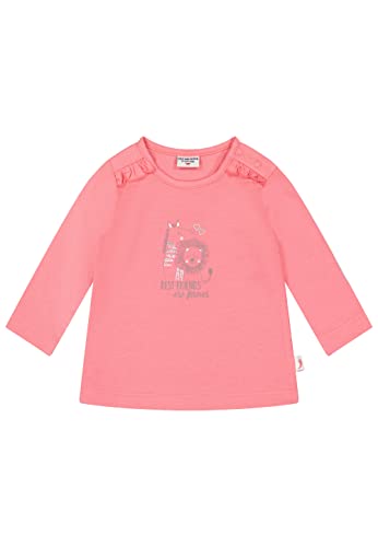 SALT AND PEPPER Baby-Mädchen Girls L/S LionZebra Print T-Shirt, Flamingo pink, Normal von SALT AND PEPPER