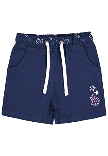 SALT AND PEPPER Baby Mädchen Shorts mit Applikation aus Organic Cotton Klassische, Ink Blue, 56 von SALT AND PEPPER