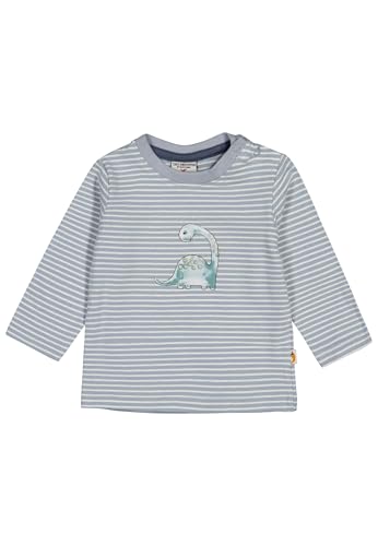 SALT AND PEPPER Baby Ringel Langarmshirt mit Dino Print aus Organic Cotton von SALT AND PEPPER