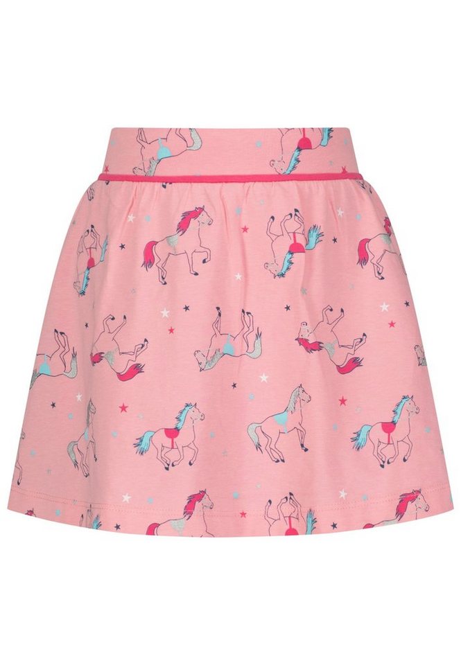 SALT AND PEPPER Hosenrock Spring Bloom mit Pferde allover Print von SALT AND PEPPER