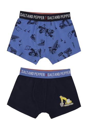 SALT AND PEPPER Jungen Boxershorts 2er Set mit Baustellen Motiv von SALT AND PEPPER