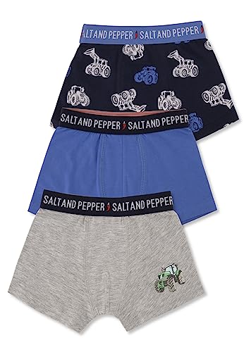 SALT AND PEPPER Jungen Boxershorts 3er Set mit Traktor Motiv von SALT AND PEPPER