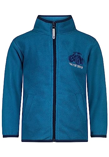 SALT AND PEPPER Jungen Boys Polarfleece JacketTractor Fleece-Jacke, Dusk Blue, 128/134 von SALT AND PEPPER