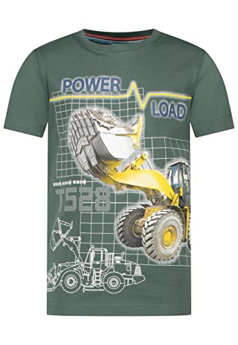 SALT AND PEPPER Jungen Boys S/S Loader PowerPrintGlow T-Shirt, Pine Green, Normal von SALT AND PEPPER